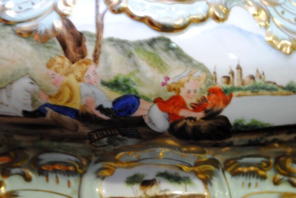 Gran joyero de porcelana - Imagen 4