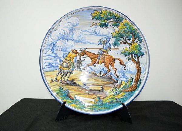 Plato cerámica talavera - Imagen 2