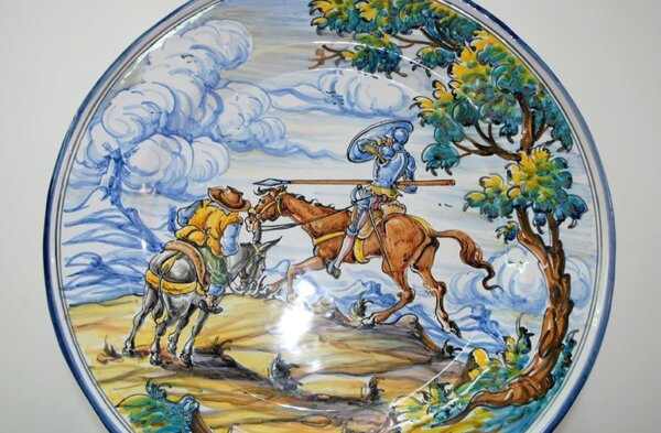 Plato cerámica talavera - Imagen 3