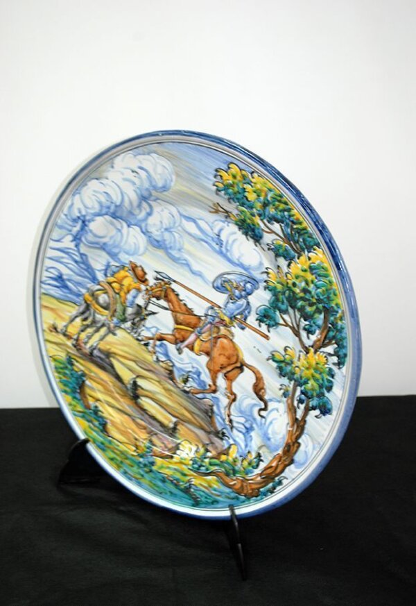 Plato cerámica talavera - Imagen 5