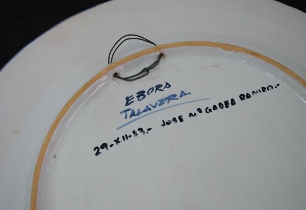 Plato cerámica talavera - Imagen 6