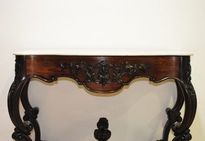 Consola Isabelina de caoba - Imagen 3
