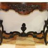 Consola Isabelina de caoba - Imagen 4