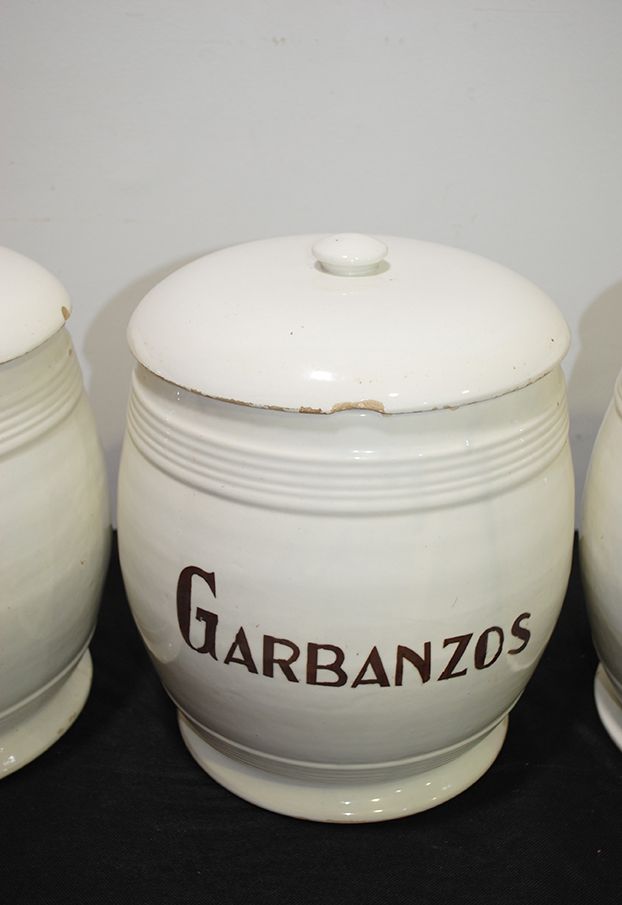 Tarros de cocina cerámica - Antiguedades El Apaño