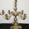Candelabros plateados de metal - Imagen 3