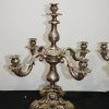 Candelabros plateados de metal - Imagen 4