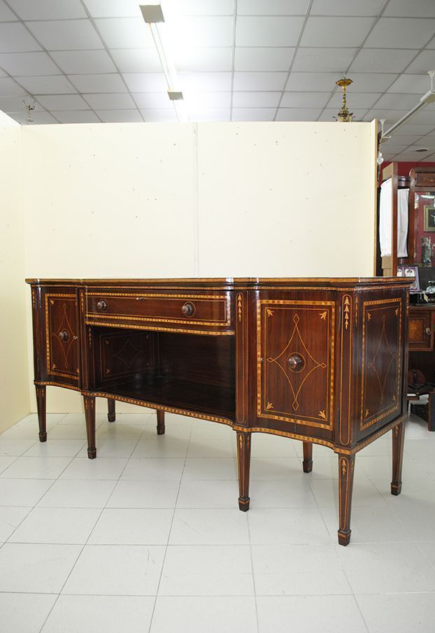 Aparador caoba y marquetería - Antiguedades El Apaño