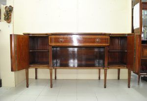 Aparador caoba y marquetería - Antiguedades El Apaño