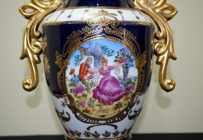 Jarrón porcelana cobalto - Imagen 3