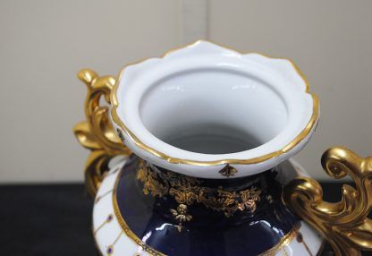 Jarrón porcelana cobalto - Imagen 7