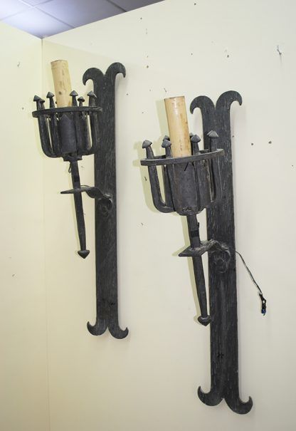 Apliques antorchas de forja - Imagen 8