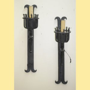 Apliques antorchas de forja