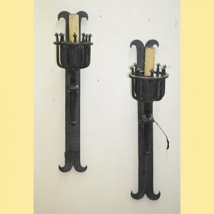 Apliques antorchas de forja