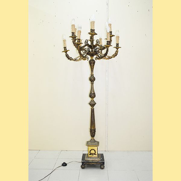 Candelabro de pie 13 luces - Antiguedades El Apaño
