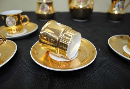 Juego de café dorado - Imagen 7