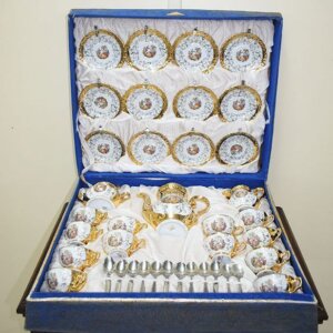 Juego de café con estuche