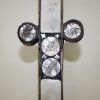 Crucifijo de madera y nácar - Imagen 7