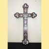 Crucifijo madera y nácar