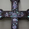 Crucifijo madera y nácar - Imagen 6