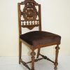 Silla Alfonsina de nogal - Imagen 2