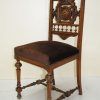 Silla Alfonsina de nogal - Imagen 7