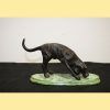 Estatua perro de bronce