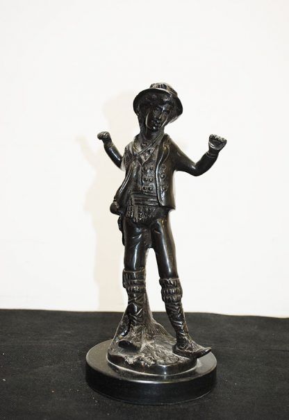 Figura de bronce campesino - Imagen 2