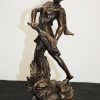 Estatua dama de bronce - Imagen 4