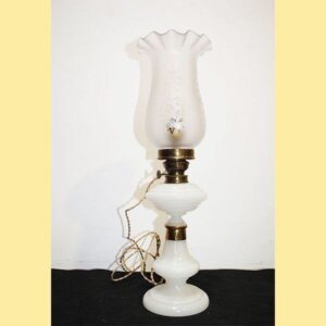 Quinqué cristal de opalina