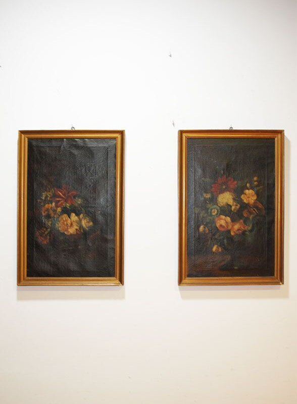 Lienzos bodegones flores