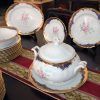 Vajilla porcelana flores - Imagen 12