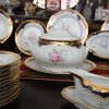 Vajilla porcelana flores - Imagen 6