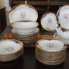 Vajilla porcelana flores - Imagen 10