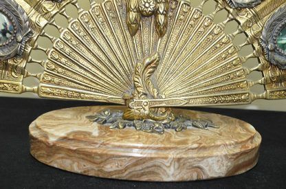 Abanico antiguo de bronce - Imagen 5