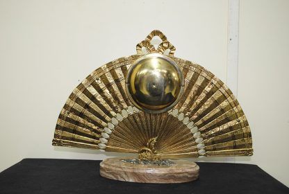 Abanico antiguo de bronce - Imagen 6