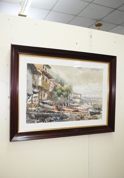 Acuarela pintor Miguel Acevedo