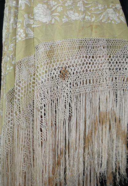 Mantón de manila motivos chinos - Imagen 12