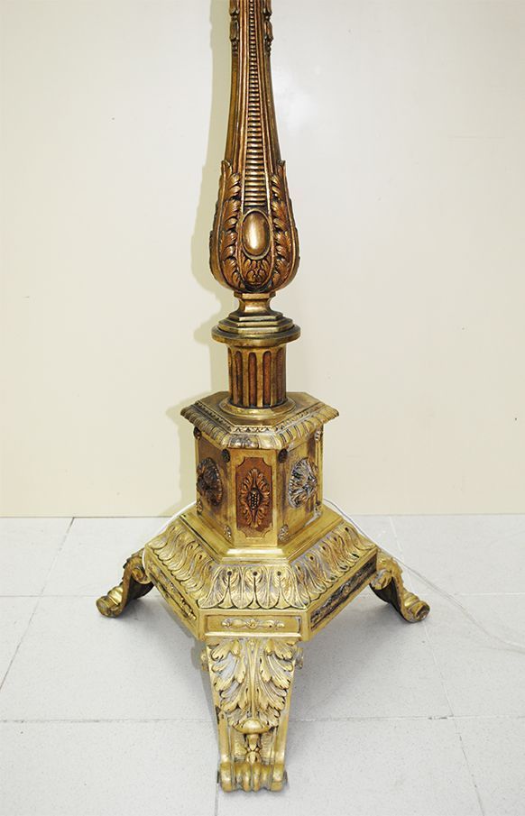 Lámpara de pie candelabro - Antiguedades El Apaño