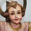 Escultura Niño Jesús en cruz - Imagen 3