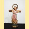 Escultura Niño Jesús en cruz