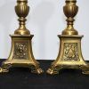 Candelabros hacheros de bronce - Imagen 5