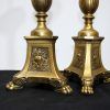 Candelabros hacheros de bronce - Imagen 6