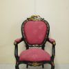 Sillón ebonizado Reina Ana - Imagen 2