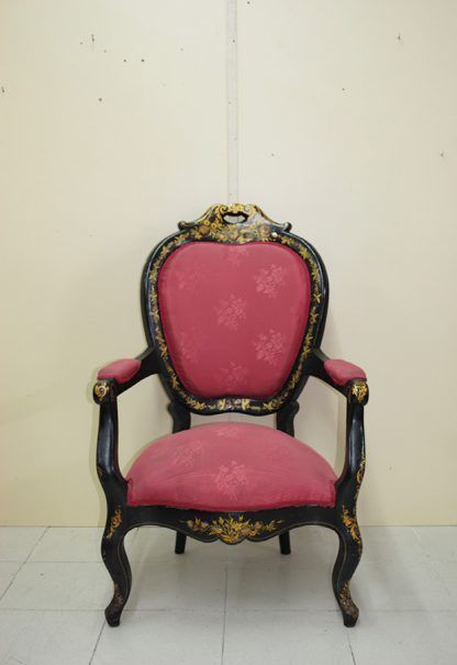 Sillón ebonizado Reina Ana - Imagen 2
