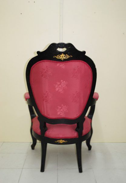 Sillón ebonizado Reina Ana - Imagen 10