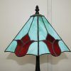 Lámpara tiffany mosaicos tulipanes - Imagen 5