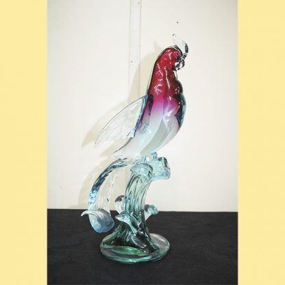 Figura gallo cristal de murano