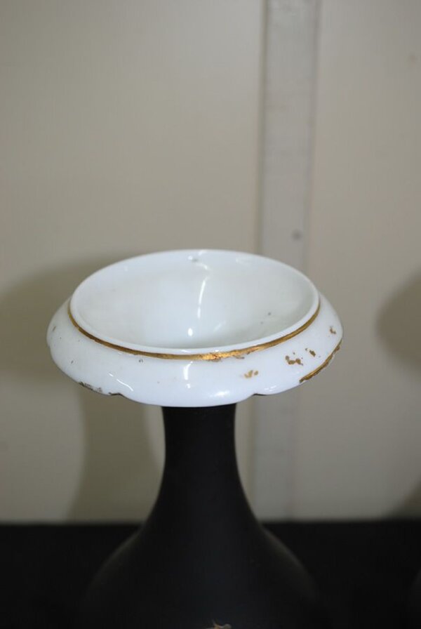 Jarrones negros porcelana - Imagen 6