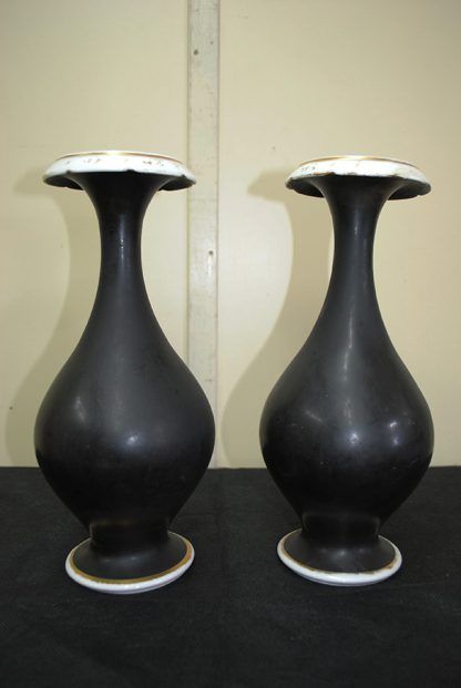Jarrones negros porcelana - Imagen 7