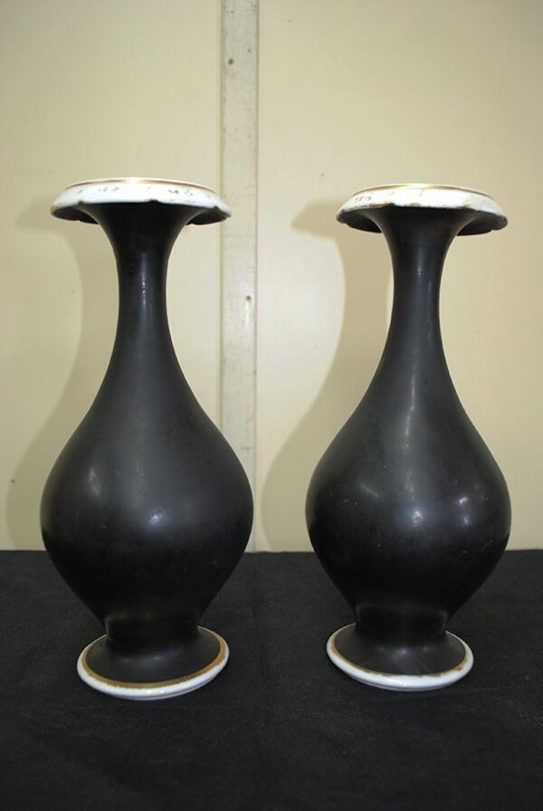 Jarrones negros porcelana - Imagen 7